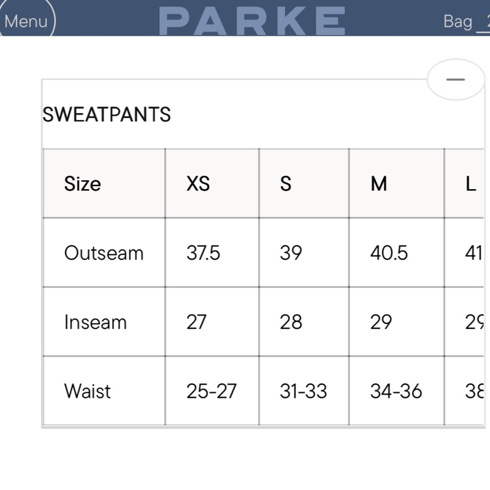 Sold out online!! PARKE Fleece Boxer Sweatpants in Sapphire. Med. Like NEW - Picture 3 of 3
